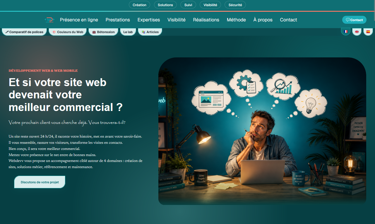 Site WebDevV